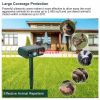 Ultrasonic Animal Repeller Solar Powered Motion Sensor Repellent IPX4 Waterproof Outdoor For Farm Garden Yard Repelling Deer Raccoon Cat Dog Rabbit Sq