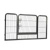 Dog Playpen Designed for Camping, Yard , 28" Height for Medium/Small Dogs, 4Panels