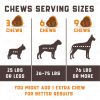 Calming Chews for Dogs with Hemp Oil Aid During Thunderstorms Separation Car Rides Hip and Joint Health Tasty Dog Calming Treats with Beef Flavor 180