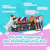 Dog Hair Dye 12 Color Dog Safe Hair Dye Non Toxic & Temporary Pet Hair Dye