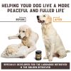 Calming Chews for Labrador Dogs with Valerian Root and Hemp Oil Aid during Thunderstorms Separation Car Rides Hip and Joint Health Tasty Dog Calming T